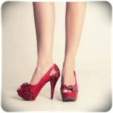Peep Toe Pitanga com Cobra