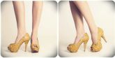 Peep Toe Cobra Girassol